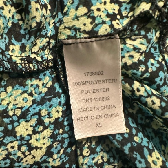 Steve Madden Teal Floral Maxi Dress - Picture 6 of 6